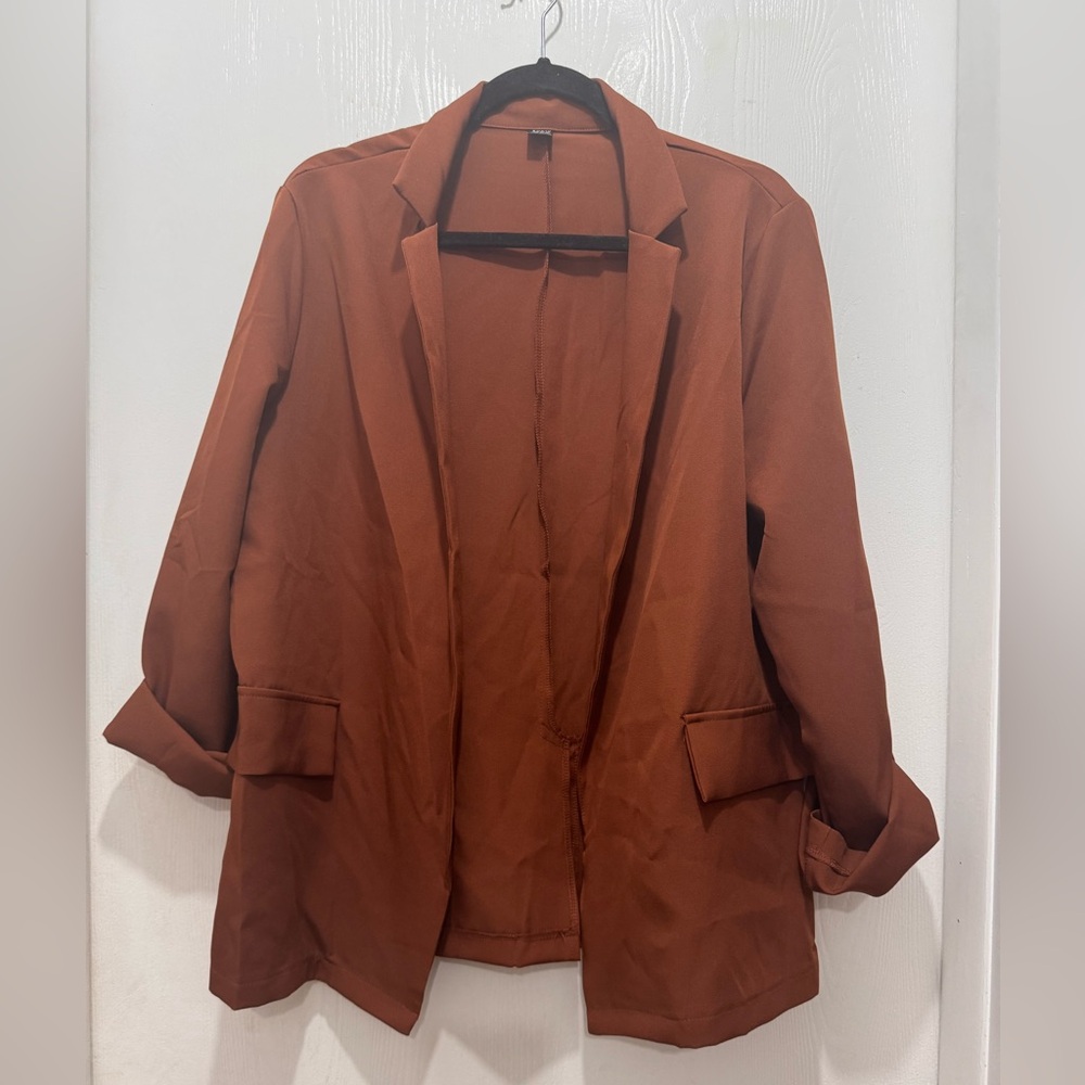 Rust Brown Blazer - Picture 3 of 5